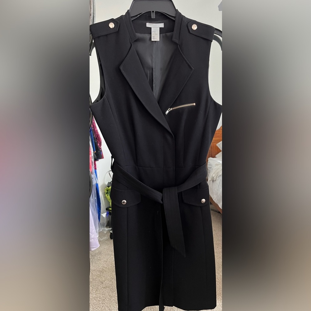 H&M black business or casual dress.